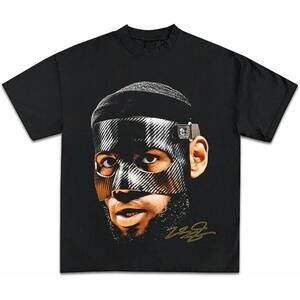 King James Graphic Collection Basketball Rap Hip-Hop Style Y2K Sports